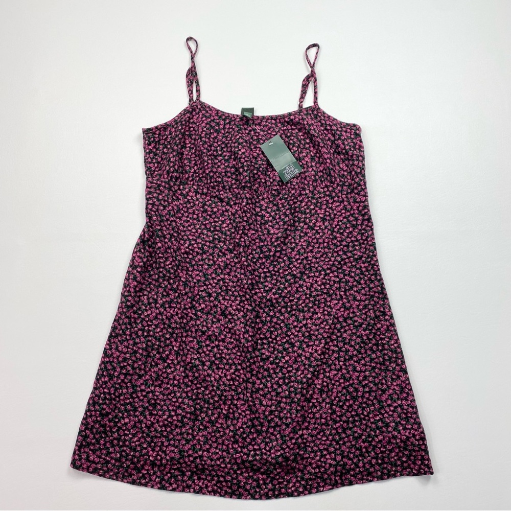 NEW! Women’s Wild Fable Floral Print Mini Slip Dress Size Small W/Tags